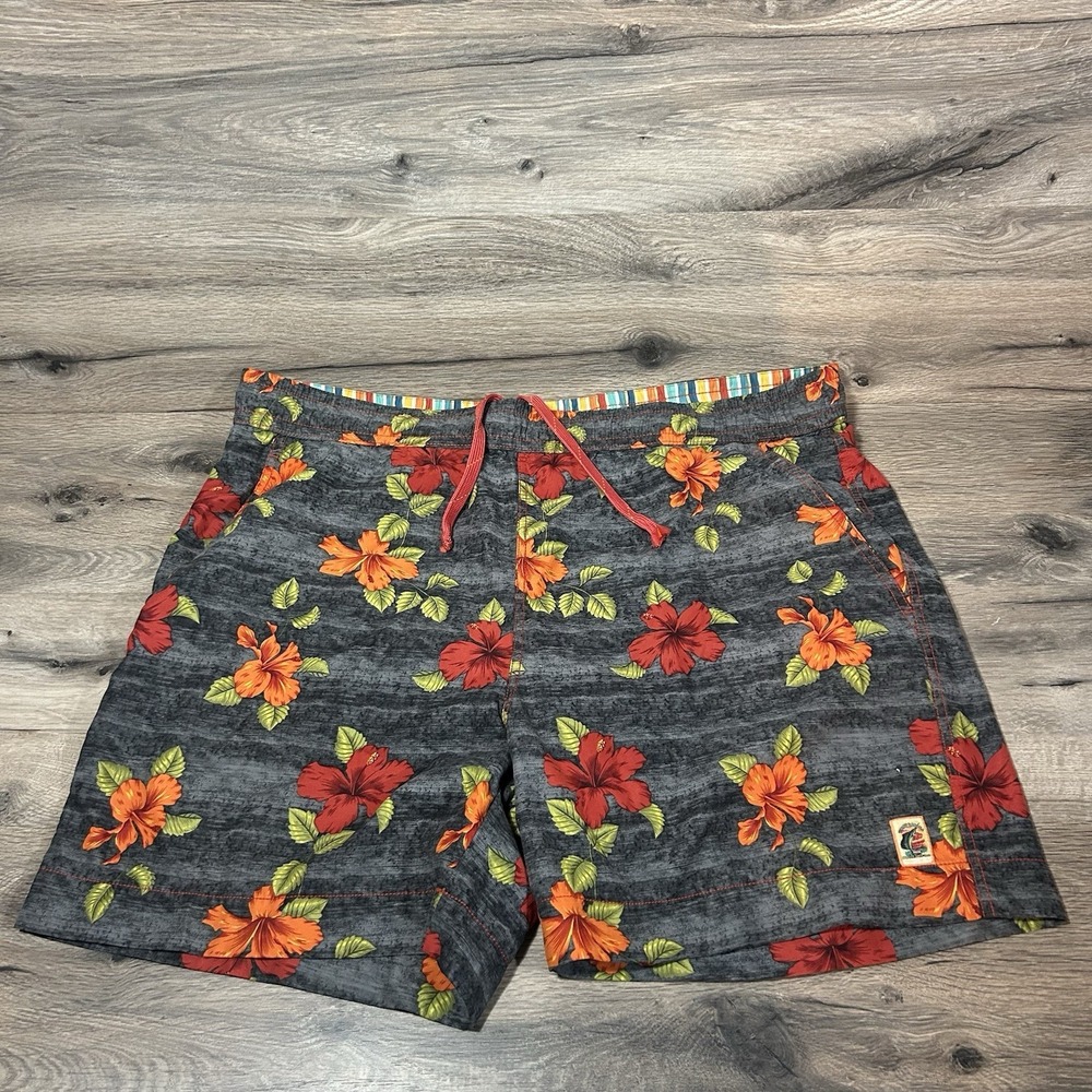 Tommy Bahama Mens Floral‎ Island 6" Swim Trunks Size Large